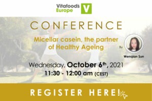 conférence senior healthy ageing santé protéine lait micellaire caséine