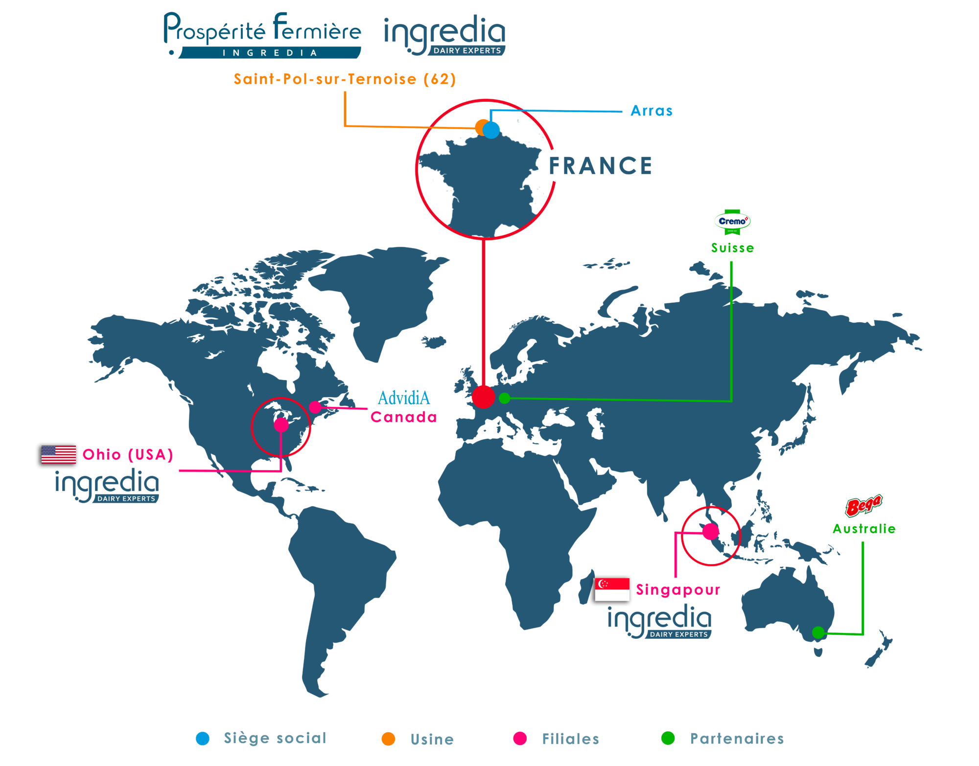 Worldmap Ingredia - FR - 2022
